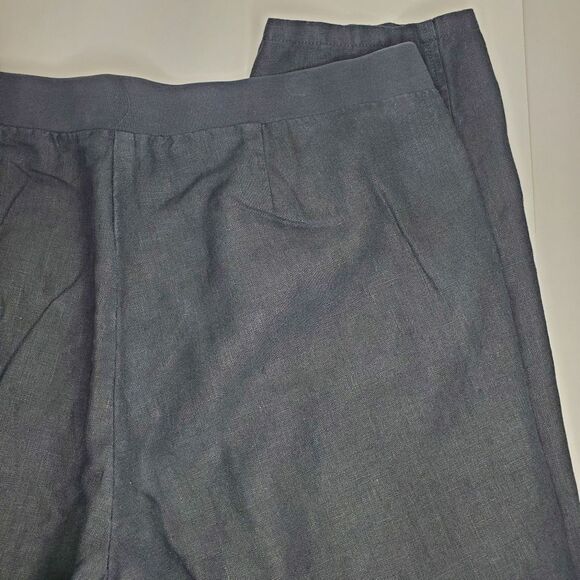 J Jill Love Linen Straight-Leg Pants Size M - Picture 3 of 9